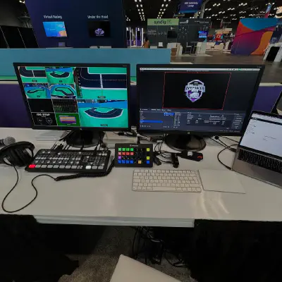 All set up and ready to stream …