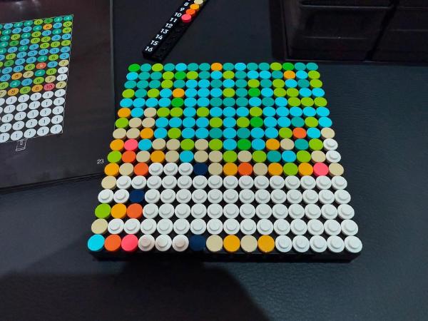 Progress - 1 row completed