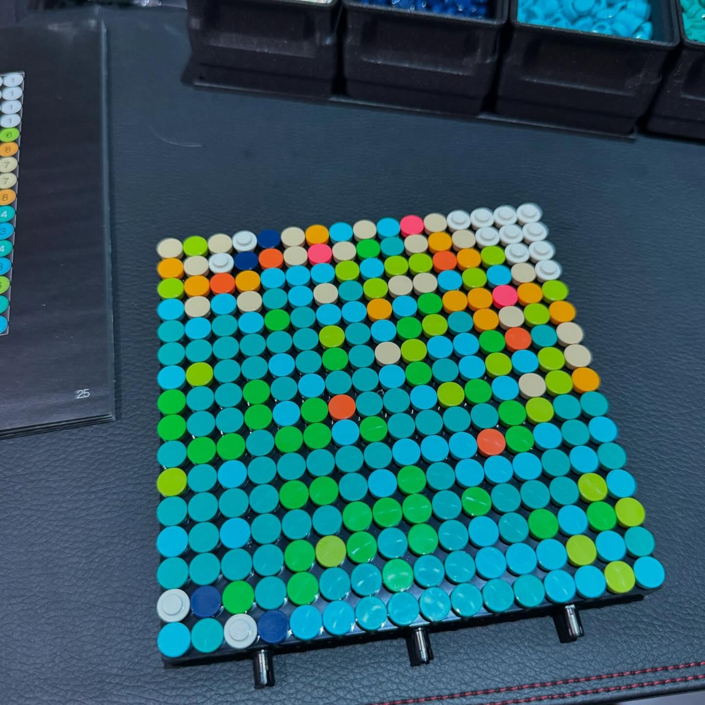 Progress - 1 row completed #lego