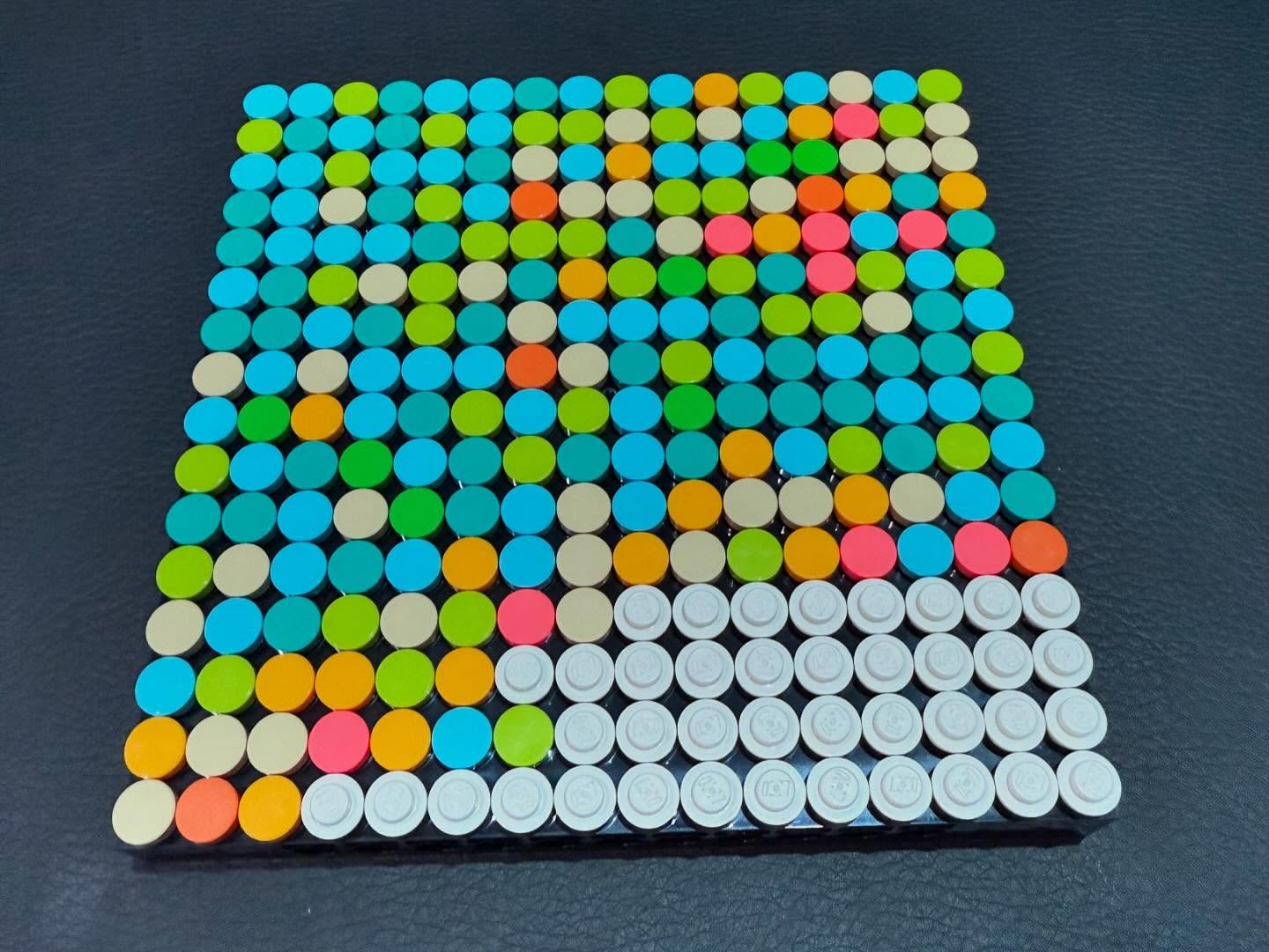 Progress - 1 row completed #lego