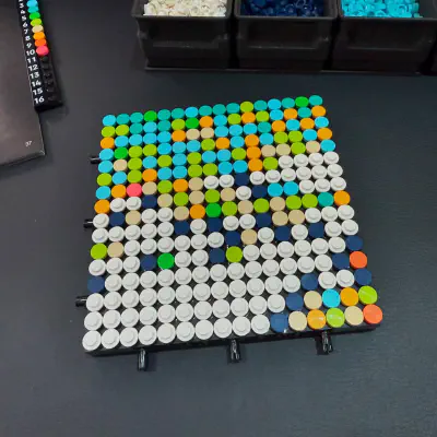 Next row completed one 16x16 …