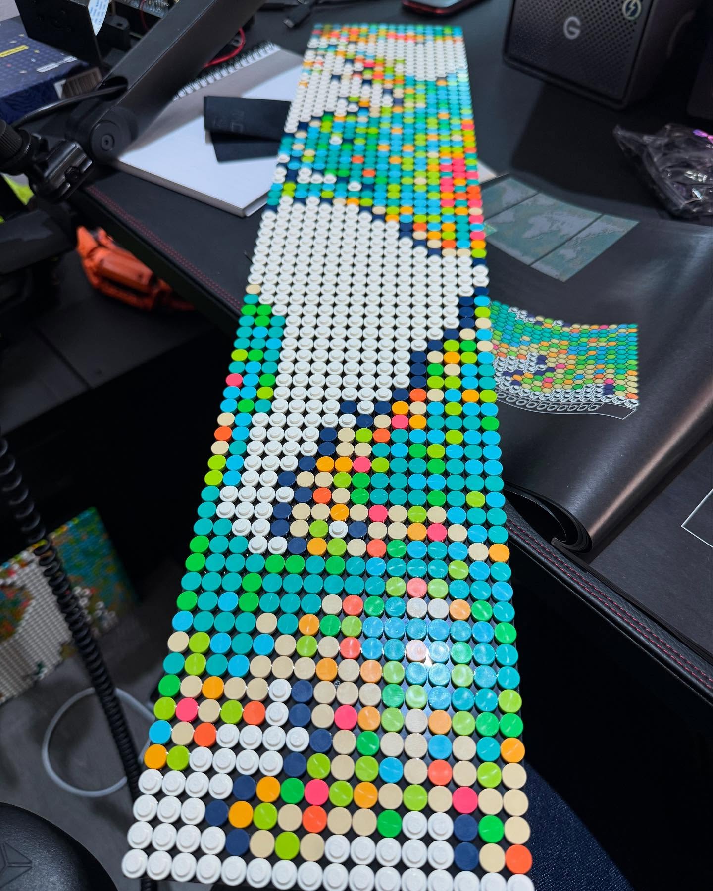 And that’s another row done #lego