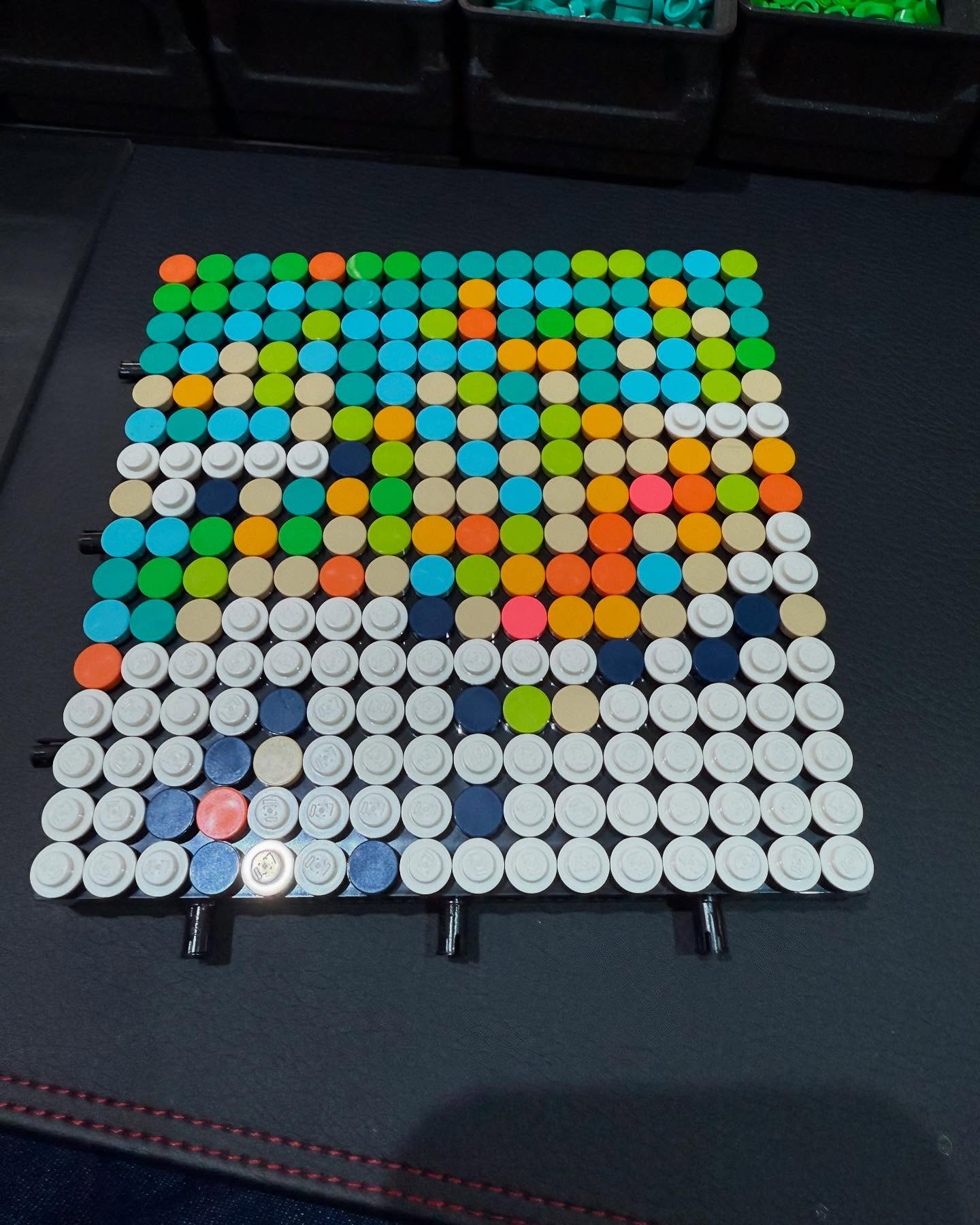 Making progress 256 studs at a time #lego