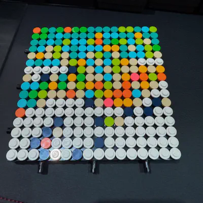 Making progress 256 studs at a …