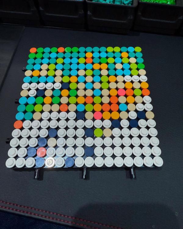 Making progress 256 studs at a time