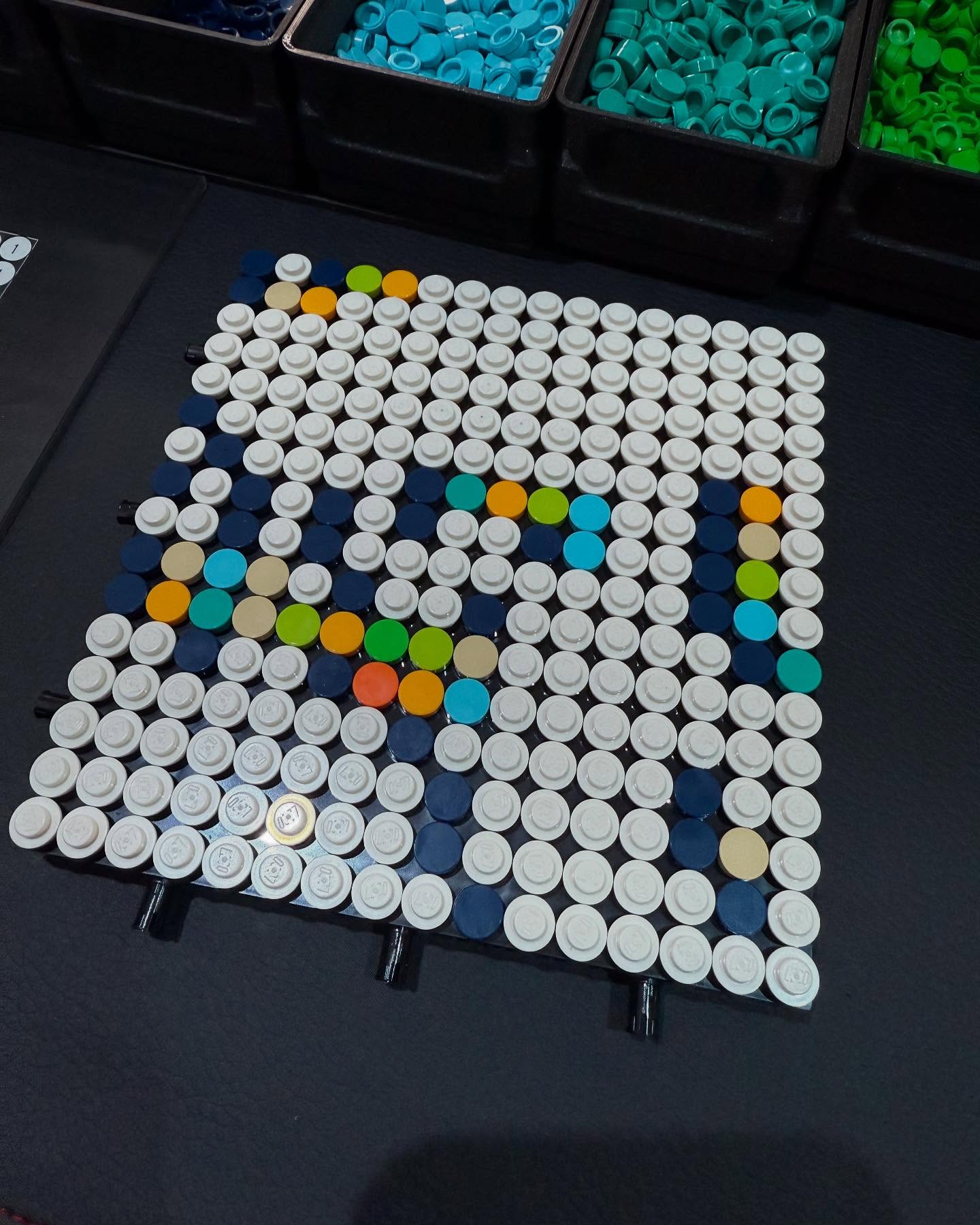 Making progress 256 studs at a time #lego