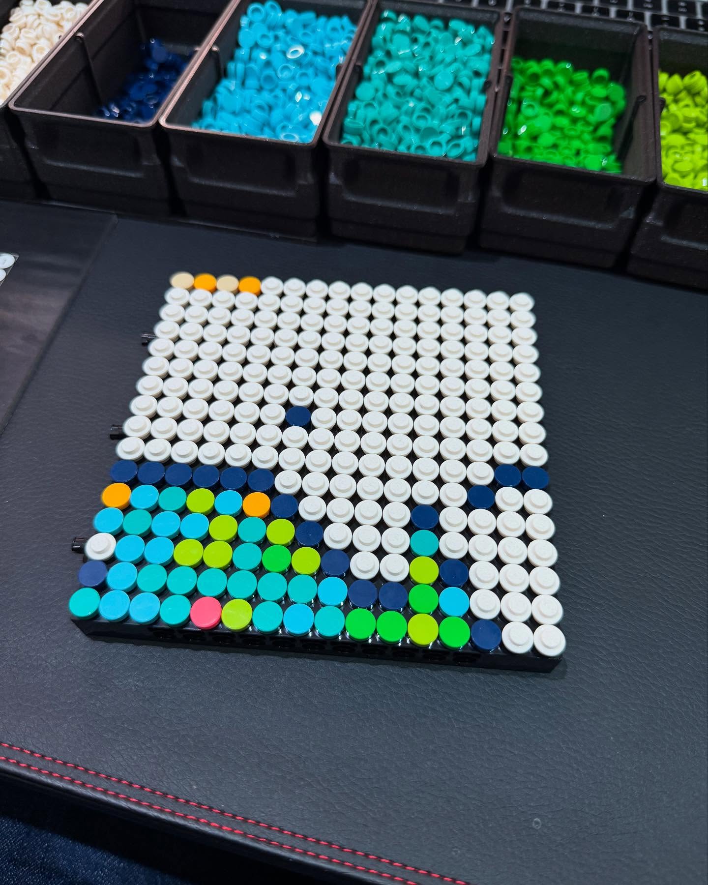 Making progress 256 studs at a time #lego