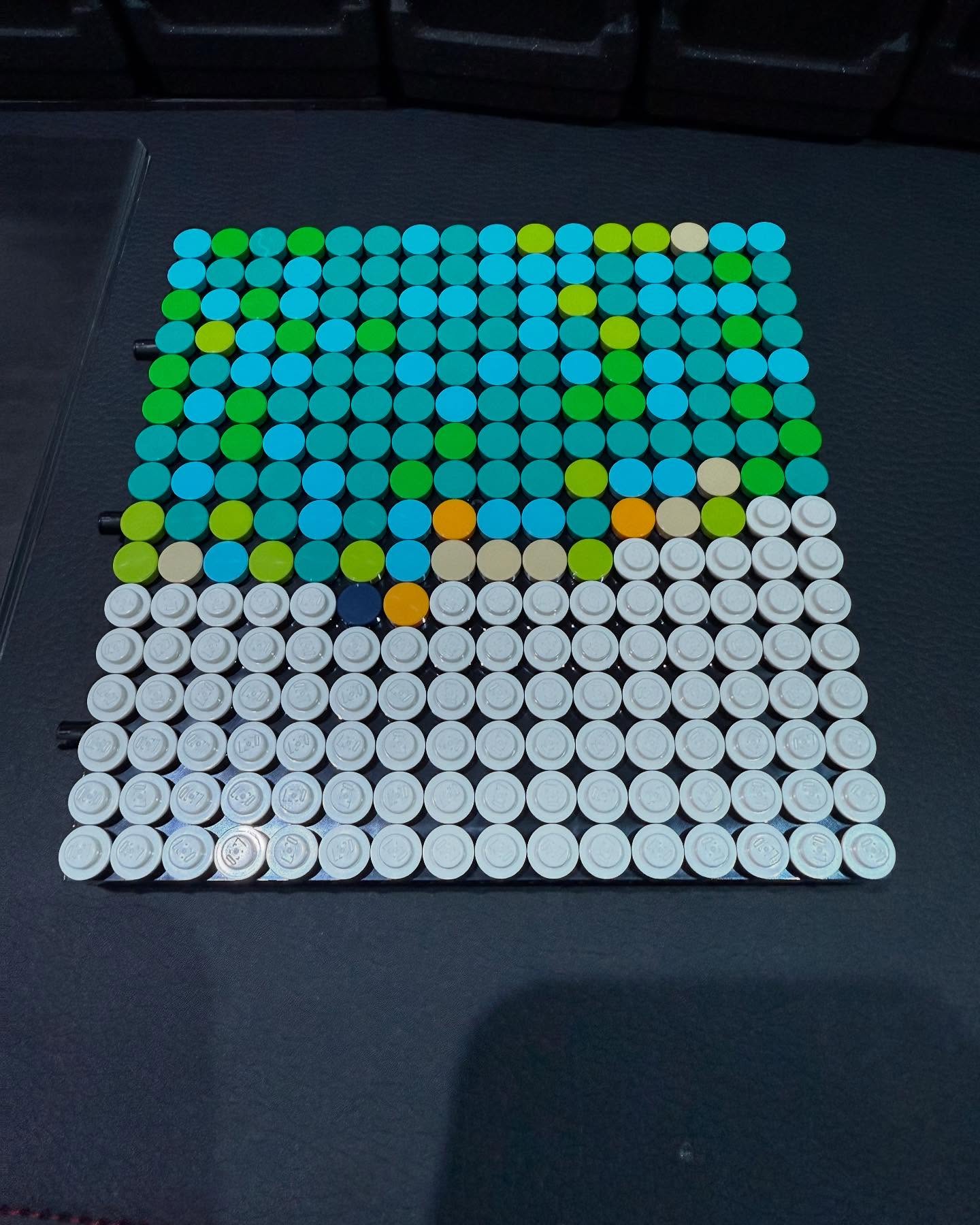 Making progress 256 studs at a time #lego