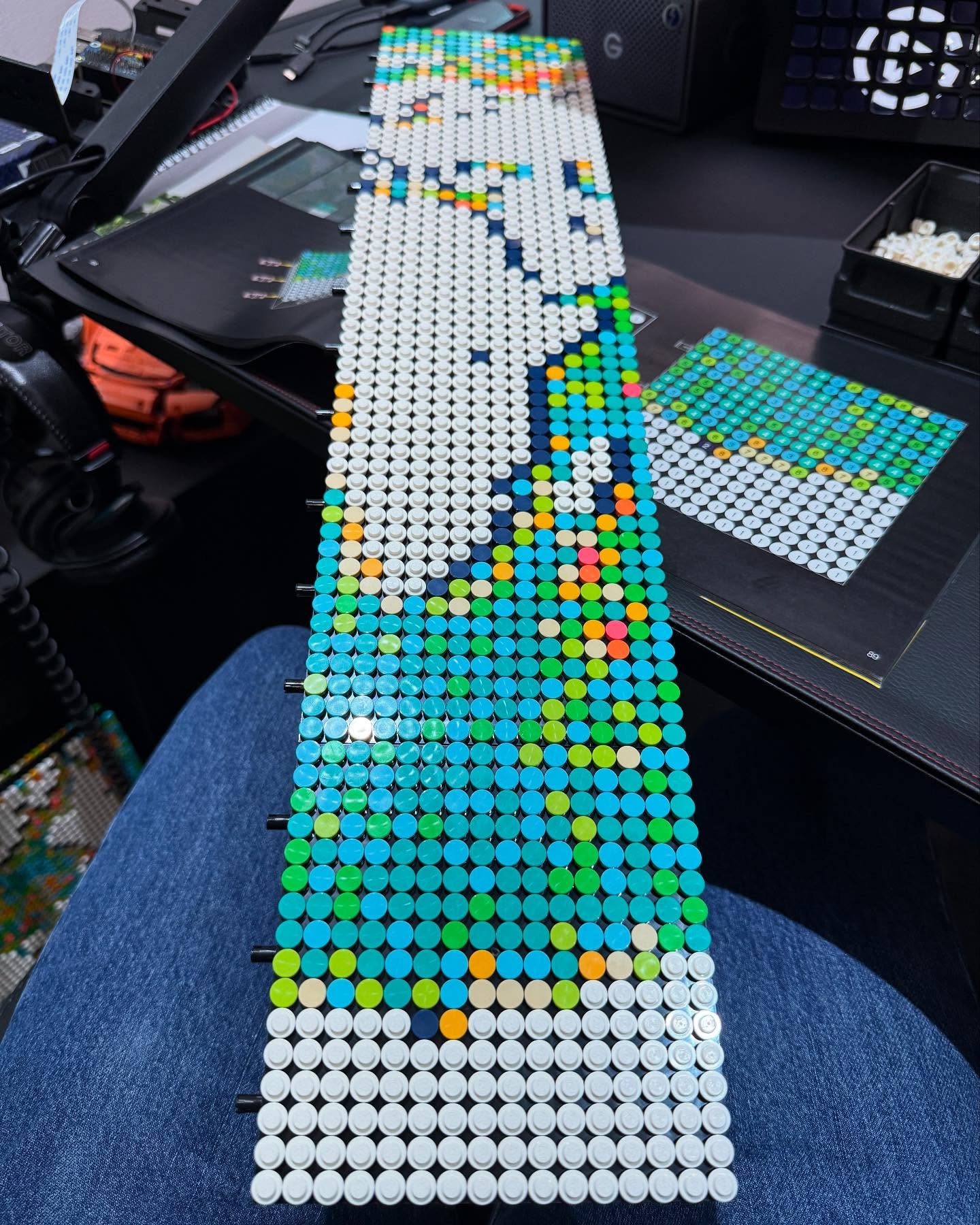 Making progress 256 studs at a time #lego