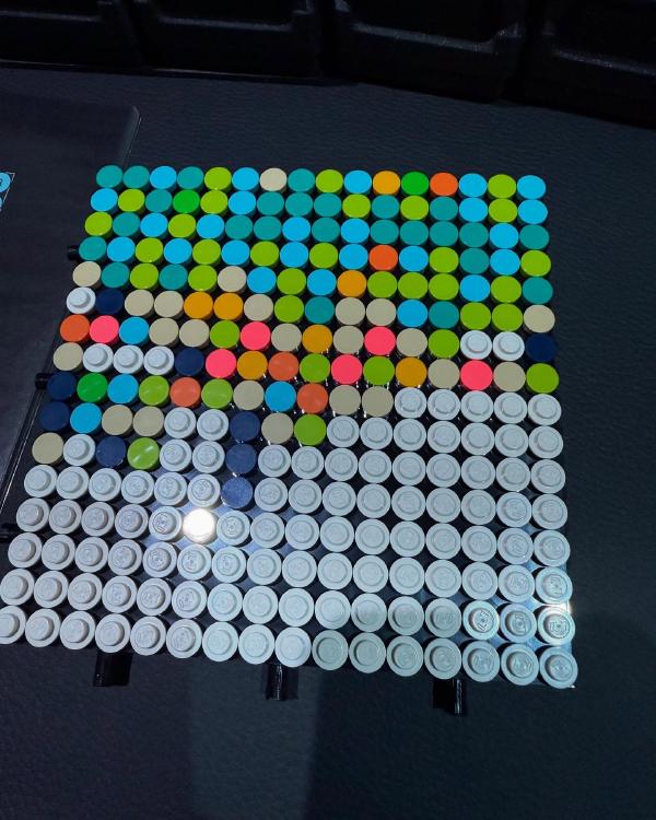 Just 2560 more studs to place