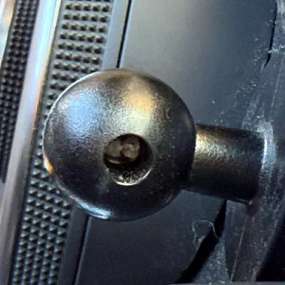 Removing the #ugly phone mount …