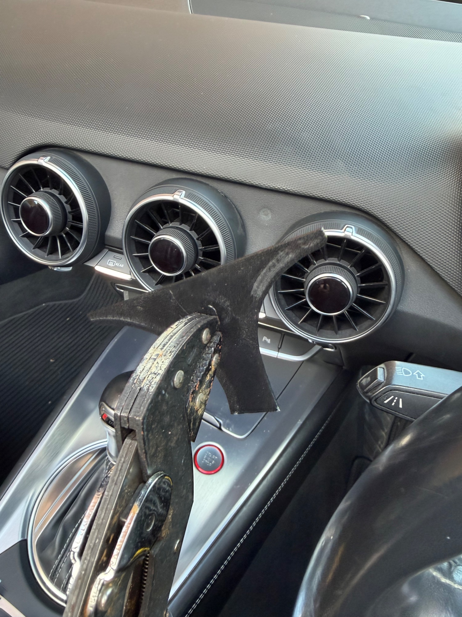 Removing the #ugly phone mount from new TinyCar